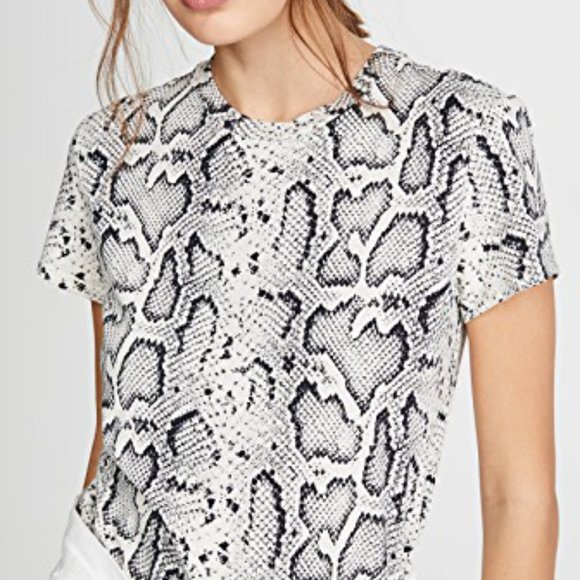 PAM & GELA Snake-print Crewneck Te - Picture 2 of 6